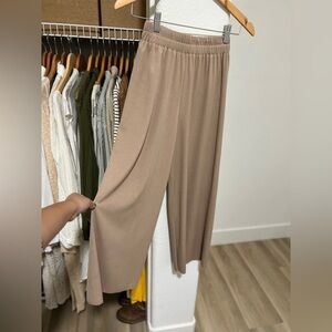 NAVA Wide Leg Midi Pants